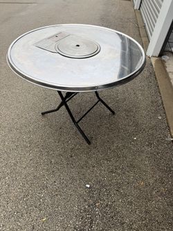 2 Pcs Korean  Bbq Tables