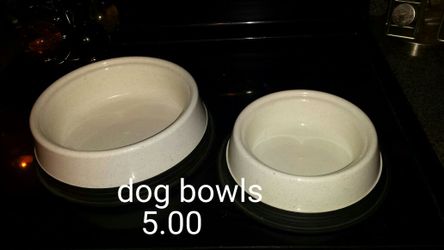 Dog bowls
