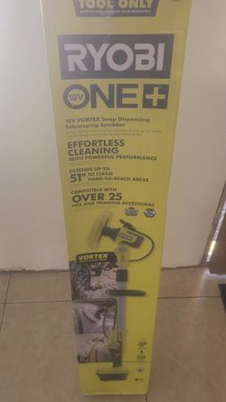 Ryobi 18V ONE+ Vortex Soap Dispensing Telescoping Scrubber Tool Only!!!