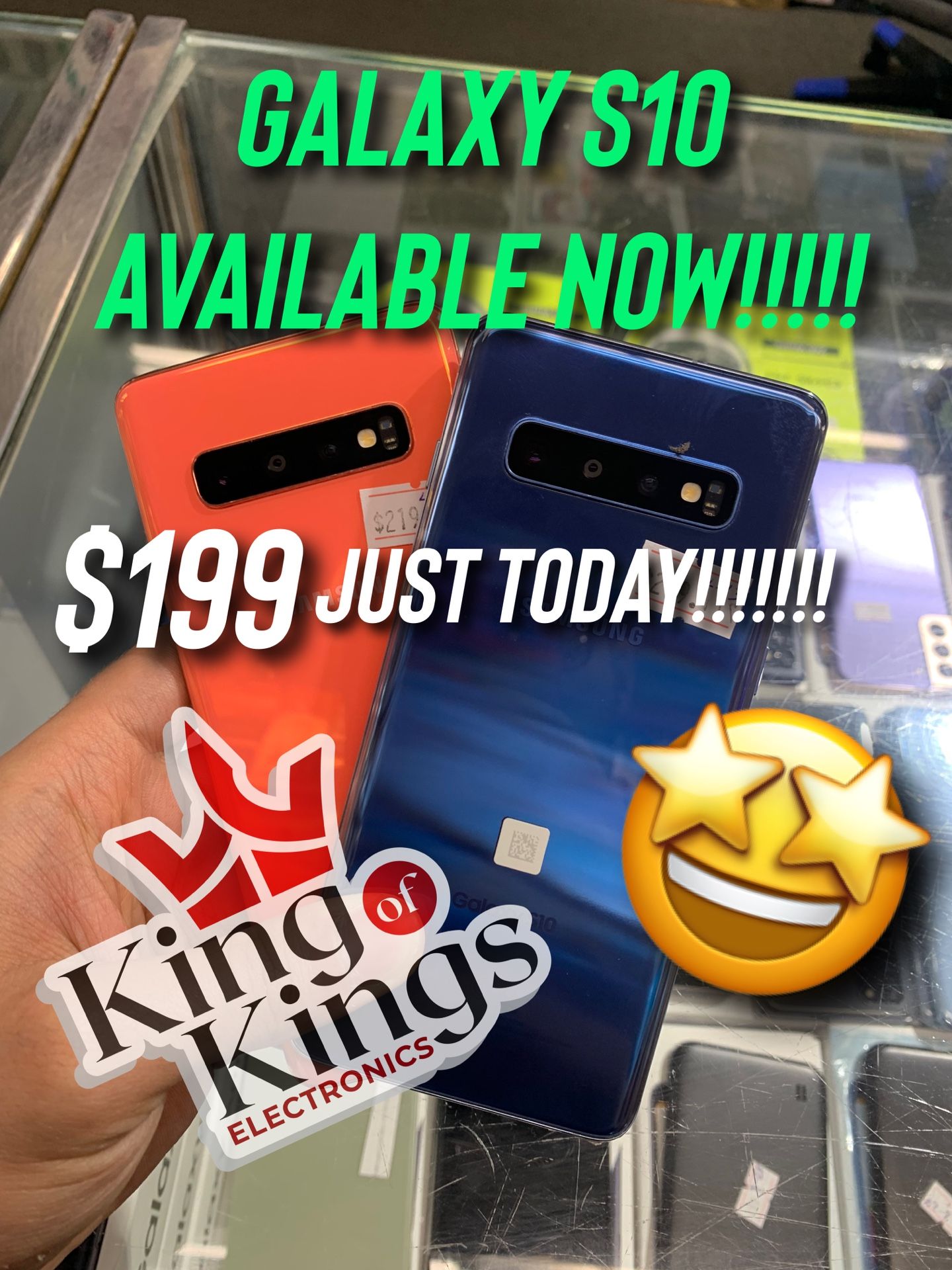 GALAXY S10 AVAILABLE NOW!!!! JUST $199 TODAY ONLY!!!!!😱😱😱😱🤯🤯🤯