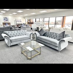 2 Pc Sofa Set, Sofa Set, Sofa, Loveseat, Sectional, Living Room Furniture, Home Furniture, Home Furnishings, Contemporary Sofa Set