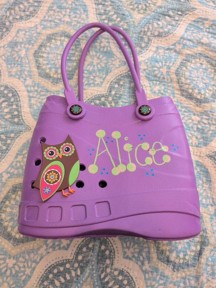 Super Cute Purple Pocketbook For "Alice"