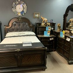 Verona Bedroom Set Victorian Era Elegance $10 down leasing