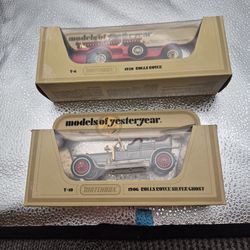 Two brand new match box models of yesteryear model cars