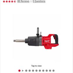 Milwaukee M18 FUEL 1 in. Cordless Brushless High Torque Impact Wrench Tool Only