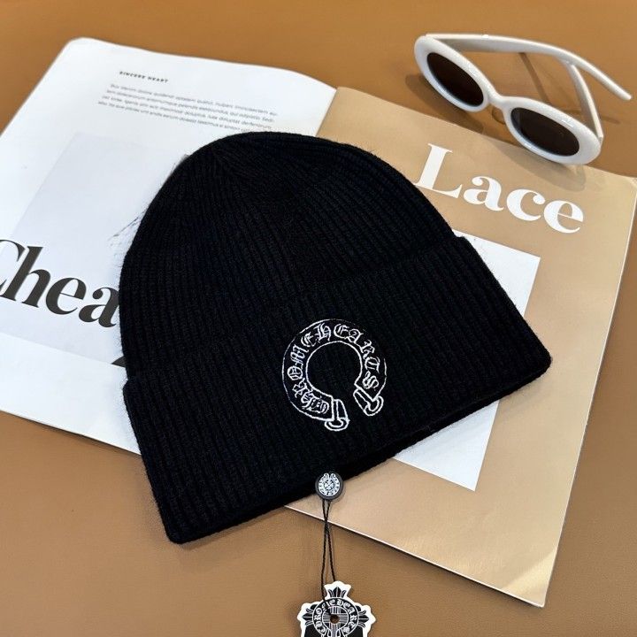 Chrome Hearts Black Knit Beanie – New With