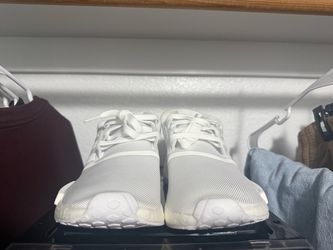 Adidas shoes NMDs triple white mens 10