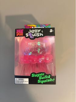 NeeDoh JELLY SQUISH Sparkle Jellyfish Squishy