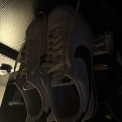 white Nike Cortez Shoes 