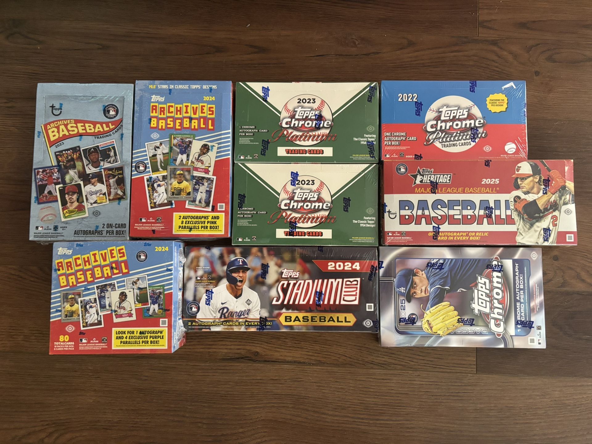 Sealed Baseball Cards Hobby Boxes