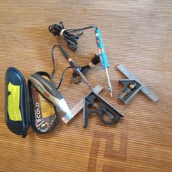 Vintage Tool Assortment, Soldering, Construction Level/Angle