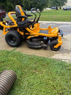 CUB CADET ZT1 50 zero turn with triple bagger system