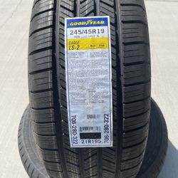 new 245/45/19 set of 2 Goodyear tires  price is firm pick up only