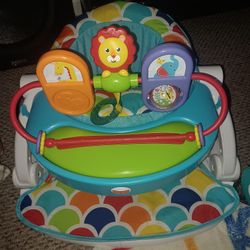 Fisher-Price Deluxe Sit me up floor seat with toy