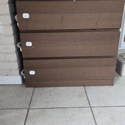 Brown 4 Drawer Dresser