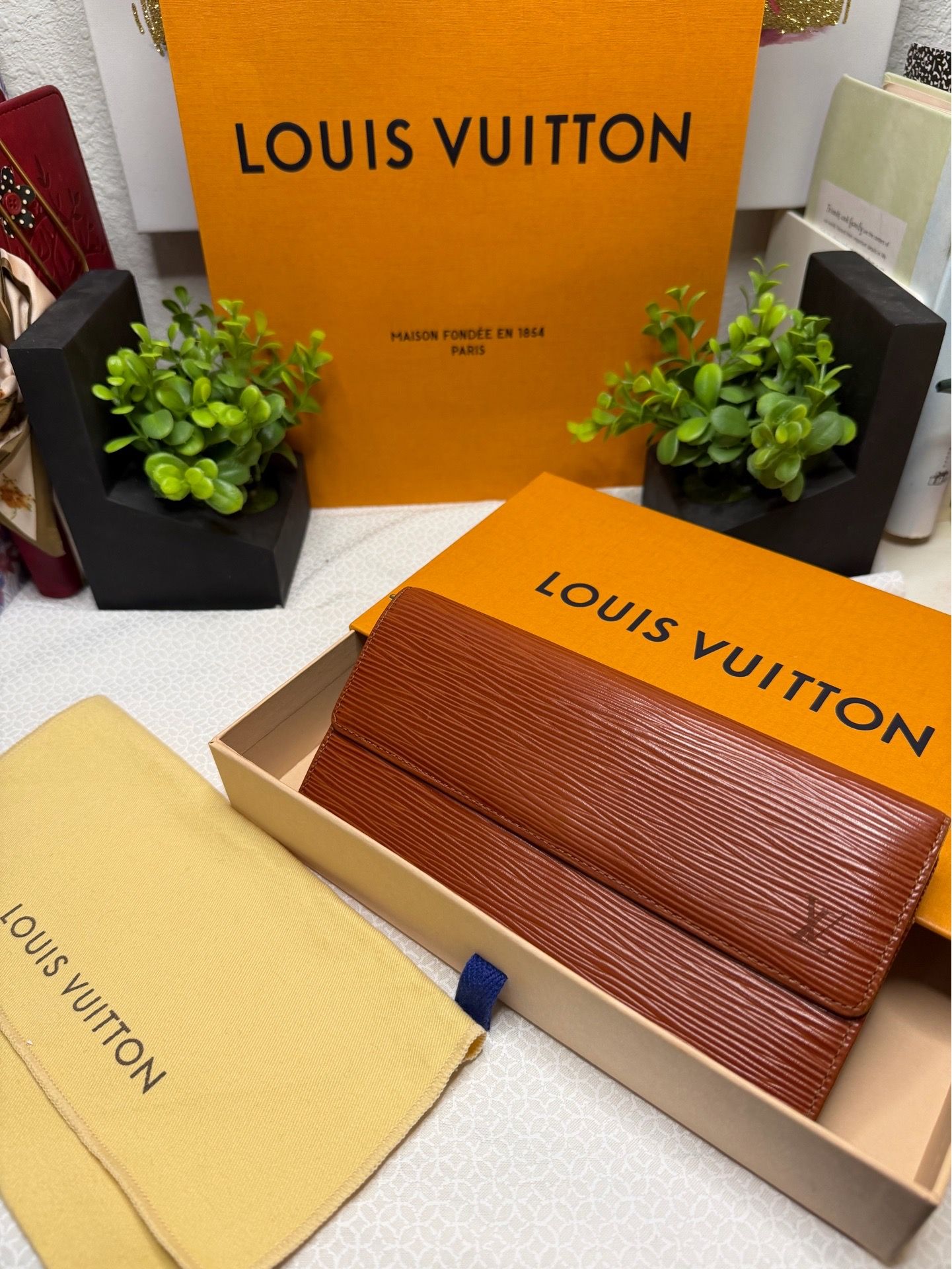 Louis Vuitton Brown Epi Wallet