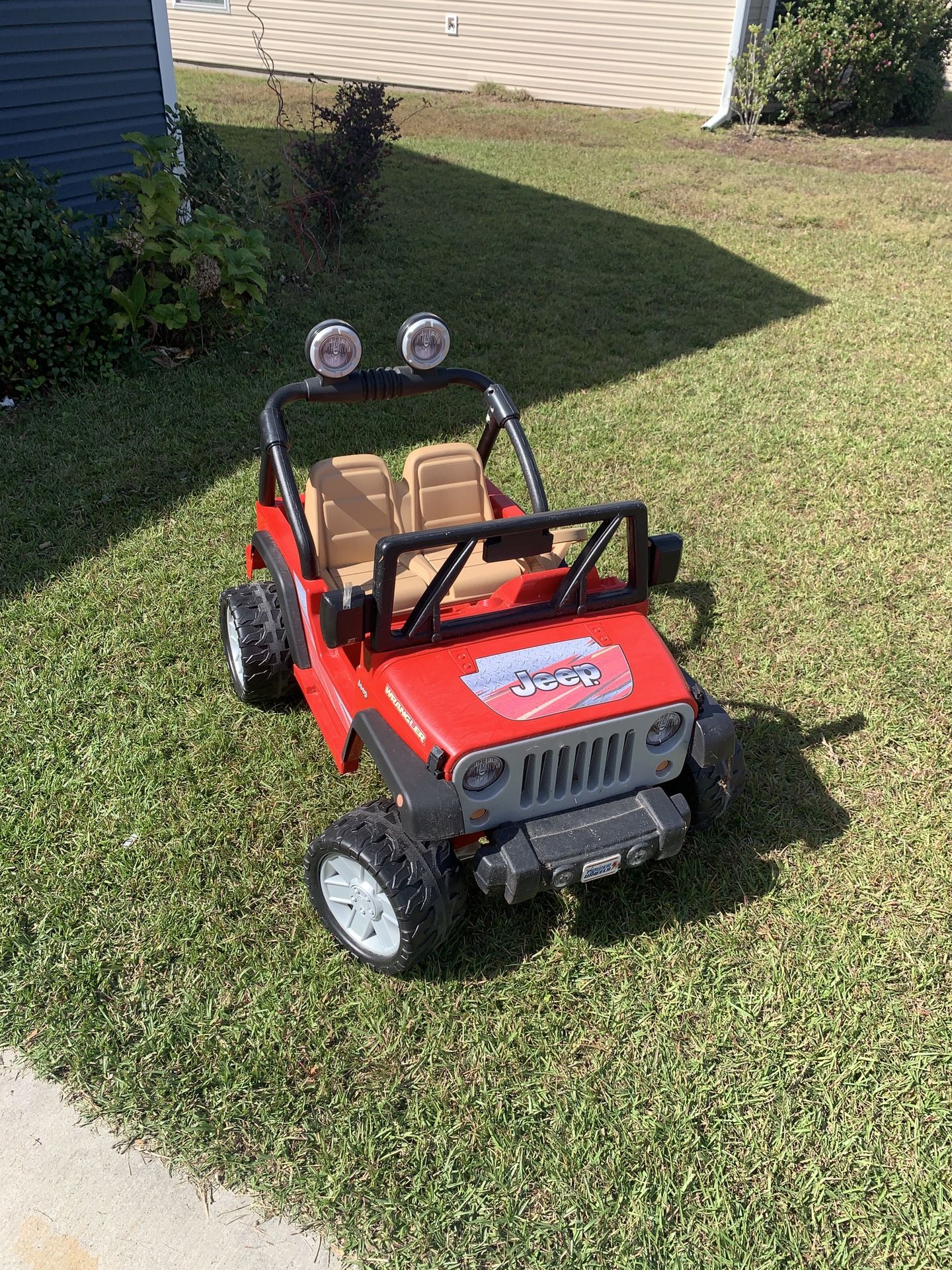 Power Wheels Red Jeep