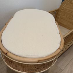 Rattan Diaper Changing Pad