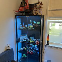 Lego Collection + Display Cabinet with Glass Door