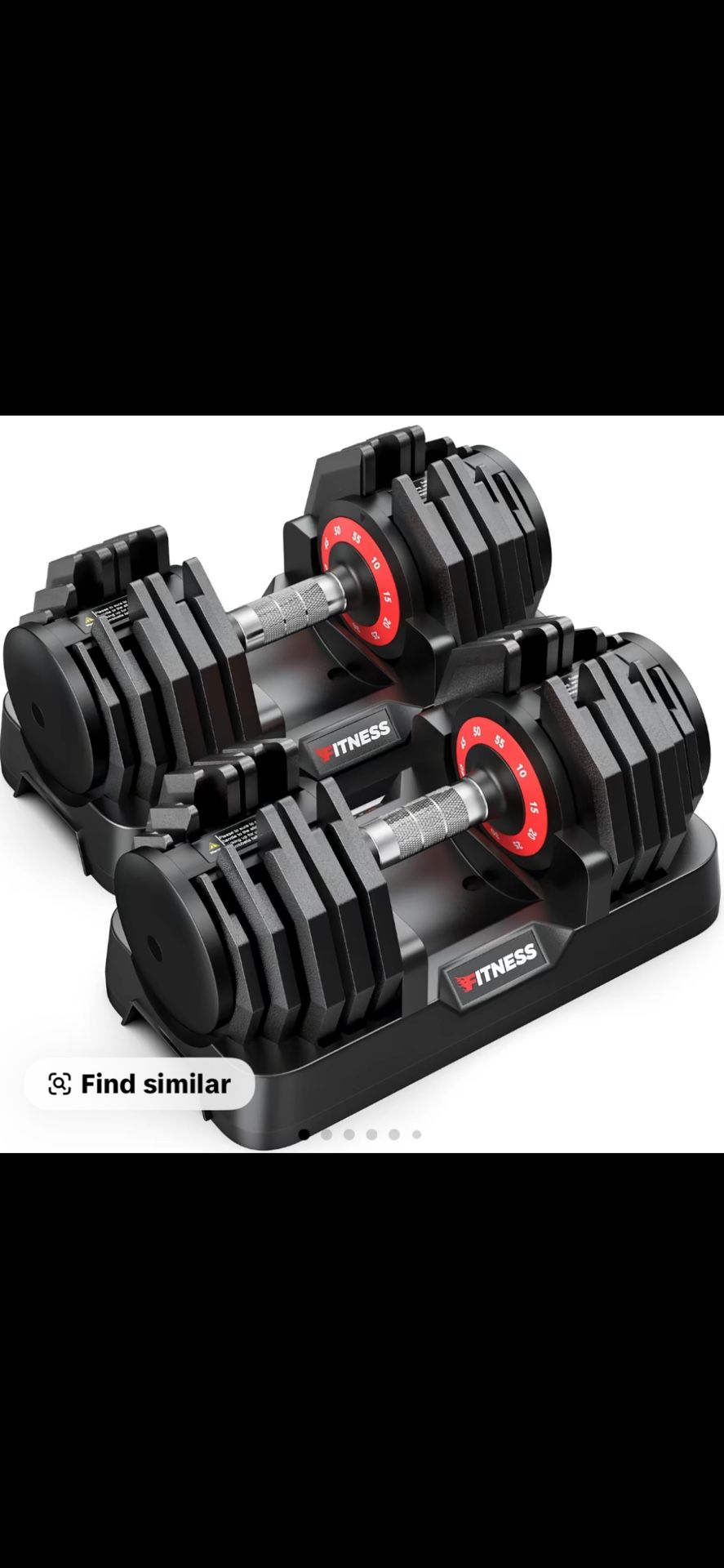 Brand new Adjustable dumbbell set up to 80 lbs with stand.