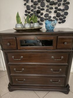 Dresser/ Credenza 46” Long 20” Wide And 43” High In Good Condition 