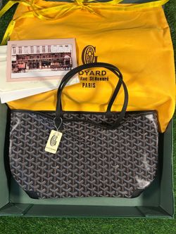 Goyard Black & Gray Monogram Handbag