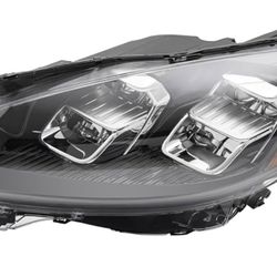 Auto Dynasty LED DRL Headlights Assembly Compatible with 2011 2012 2013 Jeep Grand Cherokee, Driver and Passenger Side Headlamps w/Dual L-Tube DRL, Pr