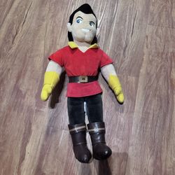 Disney Store 21" Gaston the Hunter Beauty and the Beast Villain Plush Doll stuff