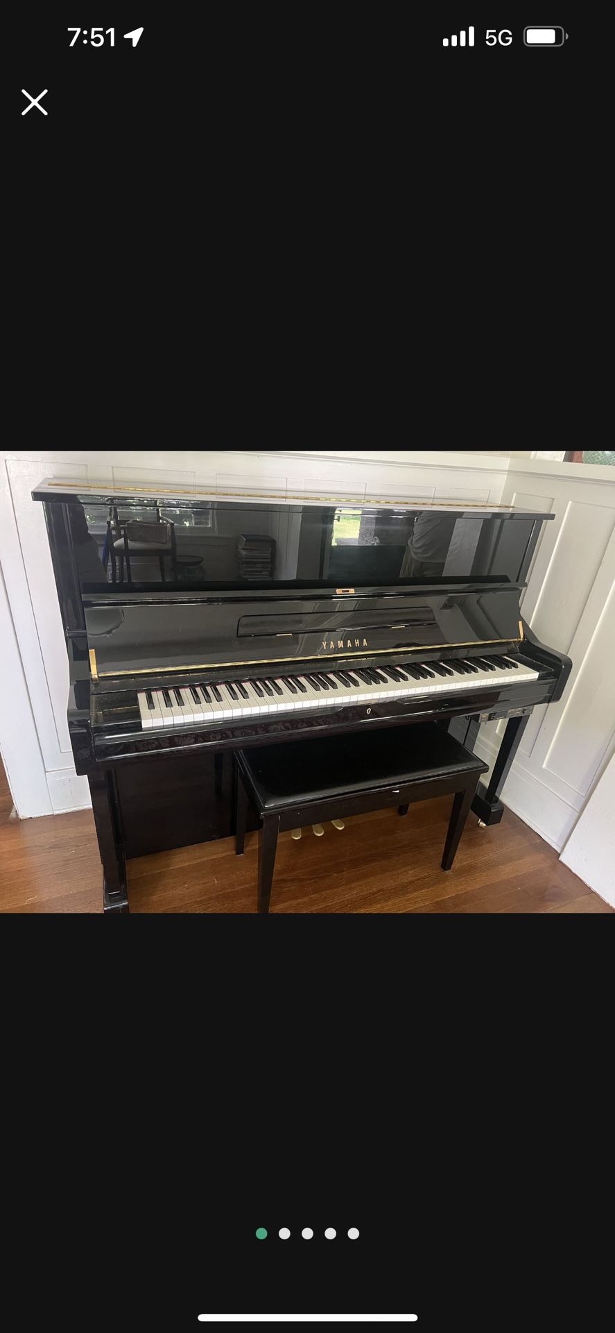 1999 Yamaha Silent Upright Piano