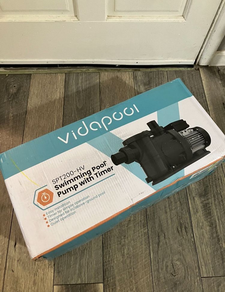 Vidapool SPT200-HV Swimming Pool Pump With Timer