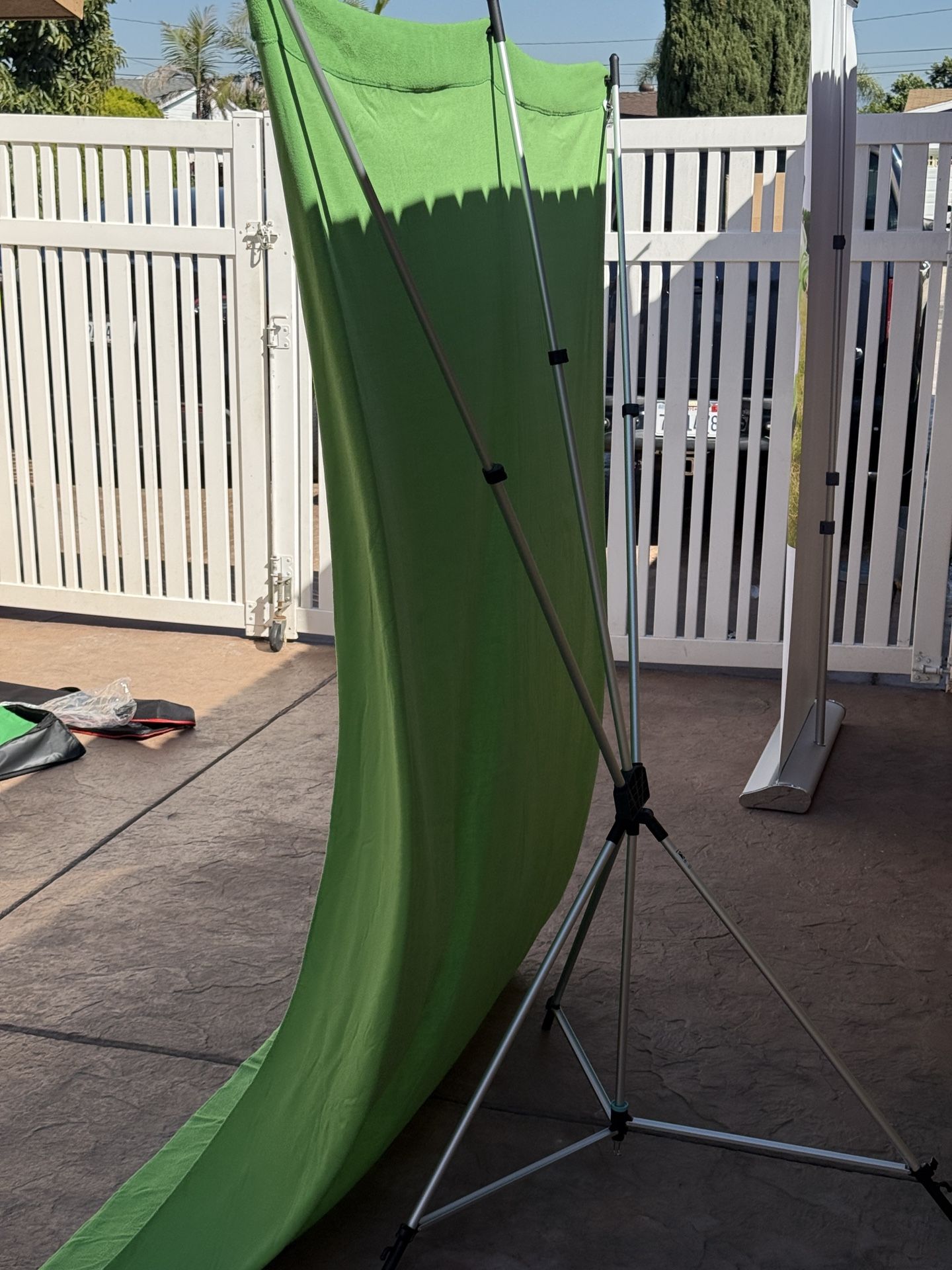 Collapsable Green Screen Panel