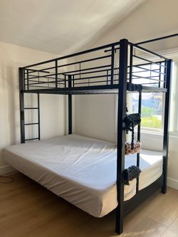 Bunk Bed with Futon + Both Mattresses