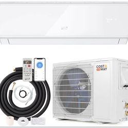 COSTWAY 12000 BTU Wifi Enabled Mini Split Air Conditioner & Heater