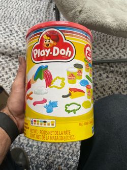 Play dough canister