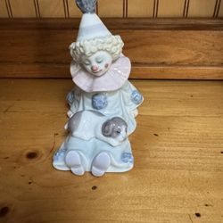 Lladro Pierrot with Puppy # 5277