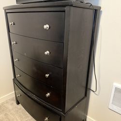 Tall Dresser - Dark Wood