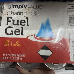 New Simply Value Fuel Gel, Chafing Dish 6.7 2 Hours 
