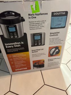 Gourmia 8 Quart Pressure Cooker