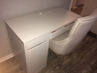 Desk and chair