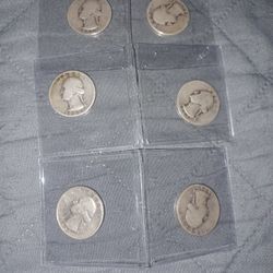 1932 SILVER QUARTERS 