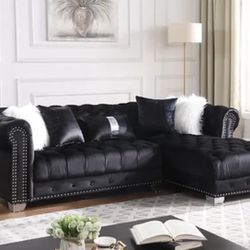 Brand New Black Sectional 