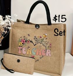Teacher Large Tote Teacher Gift 