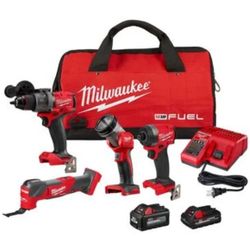 MILWAUKEE M18 FUEL 4 TOOL COMBO KIT