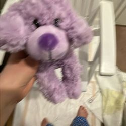 Purple Stuffed Dog For Sale 