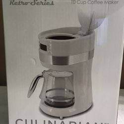 Culinarian Retro Series 10 Cup Coffee Maker