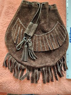 Vintage leather swade bag 