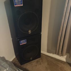 2 Yamaha DJ Speakers For Sale