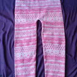 L/Xl Big Girls Fleece Leggings