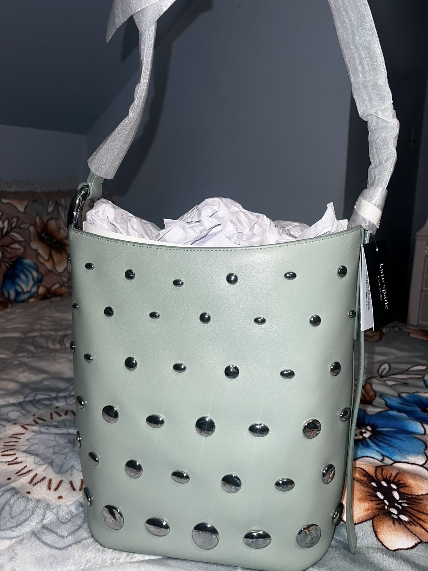 Kate Spade NY Grain Leather Bucket Bag ๐ผ๐ป