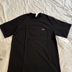 Alo t shirt with rhinestone logo